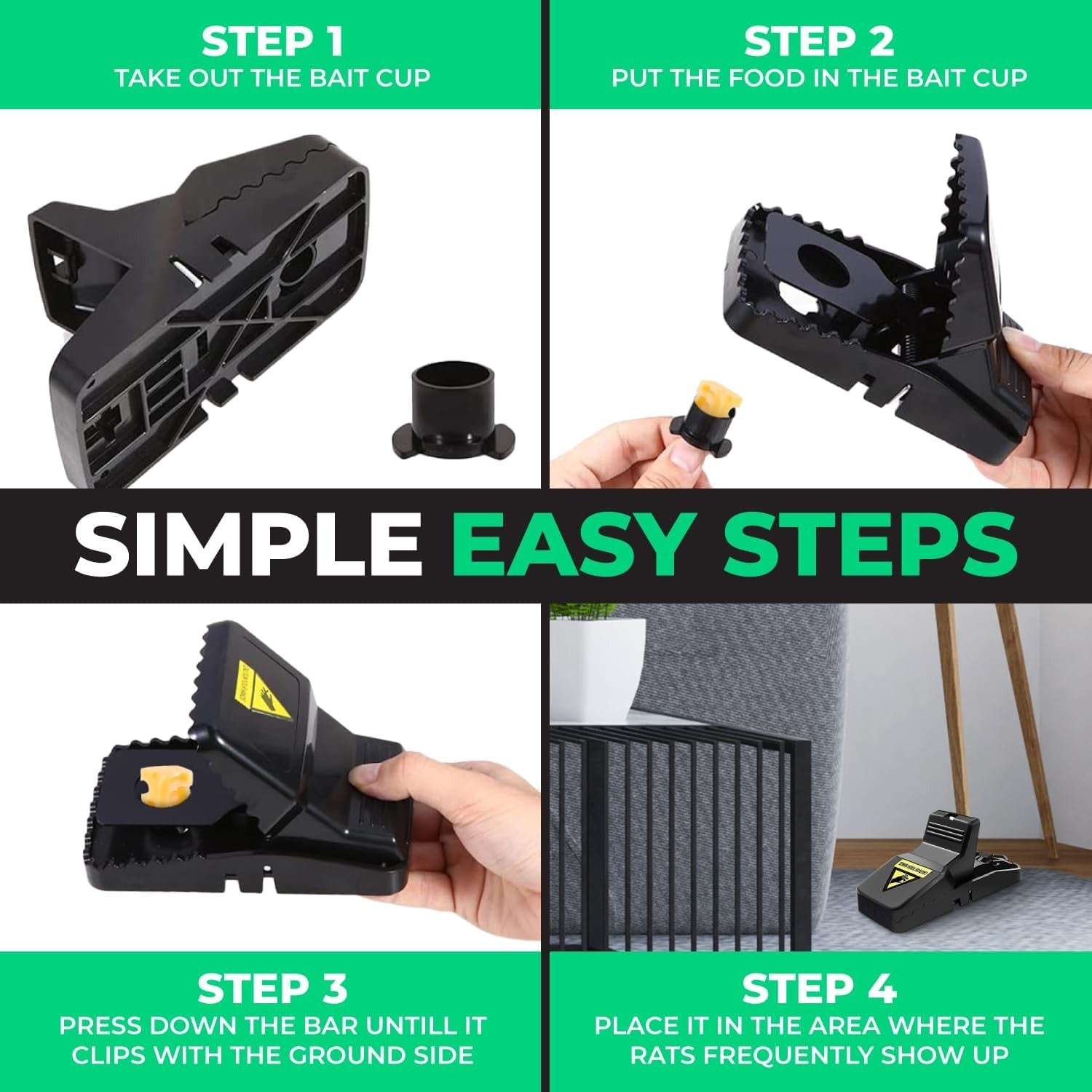 Reusable Plastic Mouse Trap (BUY 1 GET 1 FREE)