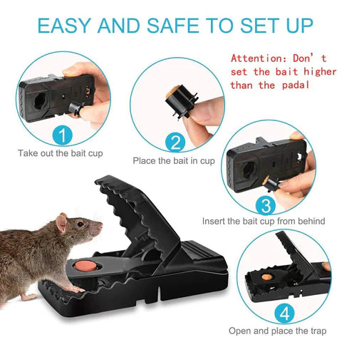 Reusable Plastic Mouse Trap (BUY 1 GET 1 FREE)